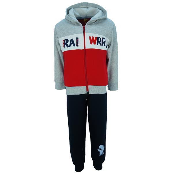 Παιδική Φόρμα-Σετ Trax 38908 Γκρι Κόκκινο Αγόρι