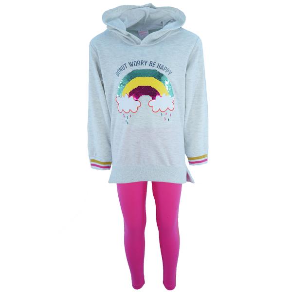 Παιδικό Σετ-Σύνολο New College 31-8349 Εκρού Κορίτσι