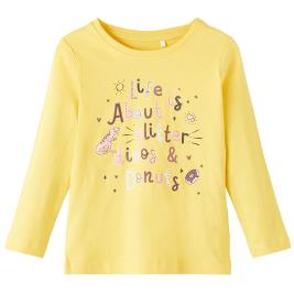 Παιδική Μπλούζα Name It 13197708 Κίτρινο Κορίτσι