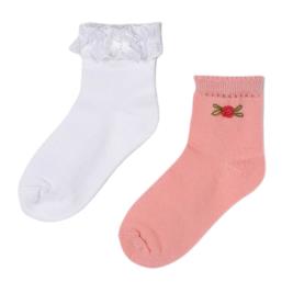 Παιδικές Κάλτσες Σετ Mayoral 22-10232-050 Ροζ Λευκό Κορίτσι