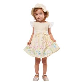 Βρεφικό Φόρεμα Εβίτα 226501 Κίτρινο Κορίτσι