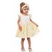 Βρεφικό Φόρεμα Εβίτα 226513 Κίτρινο Κορίτσι