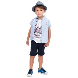 Παιδική Μπλούζα Energiers 12-222113-5 Λευκό Αγόρι