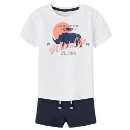Παιδικό Σετ-Σύνολο Name It 13199624 Λευκό Αγόρι