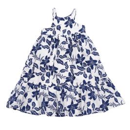Παιδικό Φόρεμα Trax 41111 Μπλε Κορίτσι