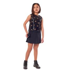 Παιδικό Φόρεμα Εβίτα 227074 Μαύρο Κορίτσι