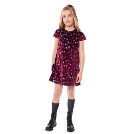 Παιδικό Φόρεμα Εβίτα 227078 Μπορντώ Κορίτσι