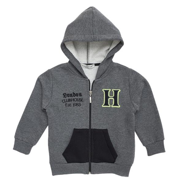 Παιδική Ζακέτα Hashtag 227869 Γκρι Αγόρι