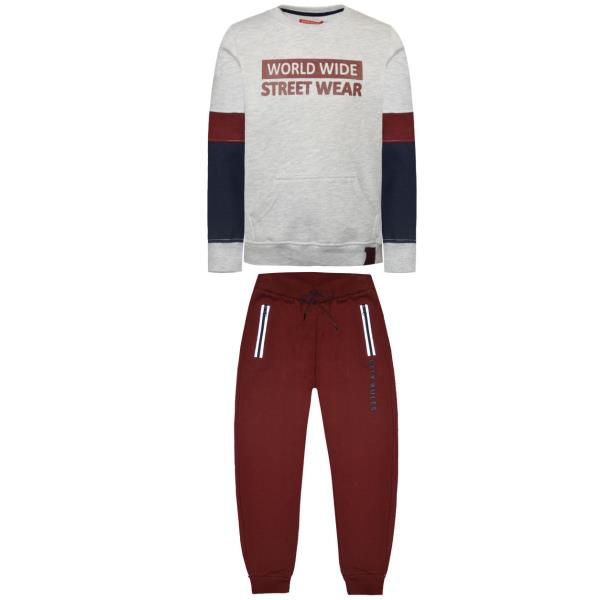 Παιδική Φόρμα-Σετ Energiers 12-122145-0-9 Μπορντώ Αγόρι