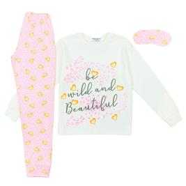Παιδική Πυτζάμα Εβίτα H-189 Εκρού Κορίτσι
