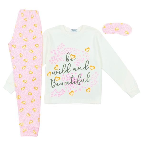 Παιδική Πυτζάμα Εβίτα H-189 Εκρού Κορίτσι