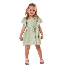 Παιδικό Φόρεμα Εβίτα 238226 Φυστικί Κορίτσι