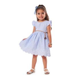 Παιδικό Φόρεμα Εβίτα 238223 Γαλάζιο Κορίτσι