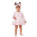 Βρεφικό Φόρεμα Εβίτα 238505 Ροζ Κορίτσι