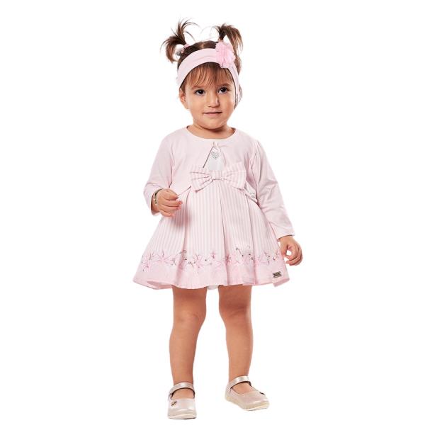 Βρεφικό Φόρεμα Εβίτα 238505 Ροζ Κορίτσι