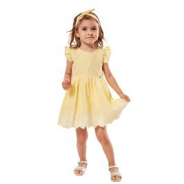 Βρεφικό Φόρεμα Εβίτα 238502 Κίτρινο Κορίτσι