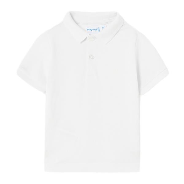 Βρεφική Μπλούζα Mayoral 23-00102-045 Λευκό Αγόρι
