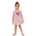 Παιδικό Φόρεμα Εβίτα 238249 Λευκό Κόκκινο Κορίτσι