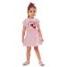 Παιδικό Φόρεμα Εβίτα 238249 Λευκό Κόκκινο Κορίτσι