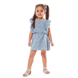 Παιδικό Φόρεμα Εβίτα 238253 Μπλε Εμπριμέ Κορίτσι