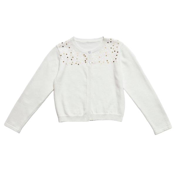 Παιδική Ζακέτα Εβίτα 238218 Εκρού Κορίτσι