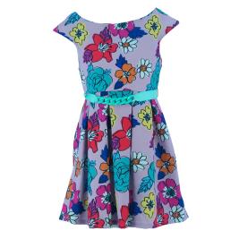 Παιδικό Φόρεμα Mamma Natura 3515 Floral Nude Κορίτσι