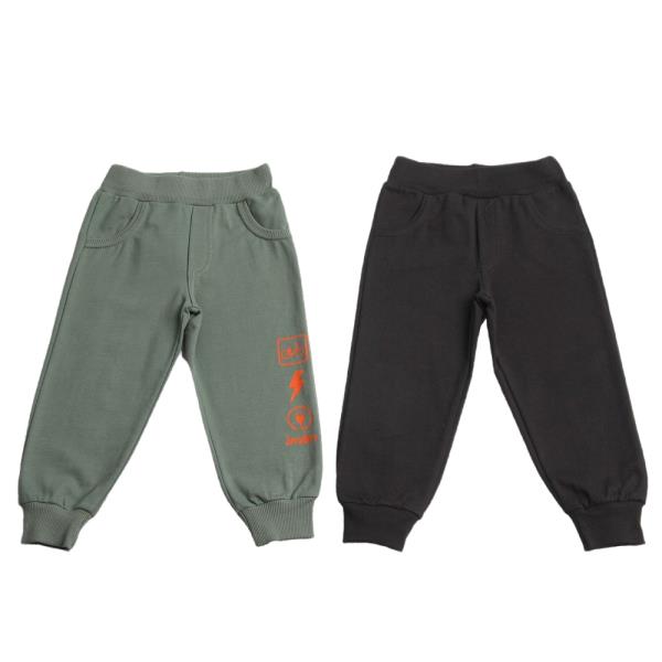 Παιδικό Σετ Παντελόνια Joyce 2312401 Χακί Μαύρο Αγόρι