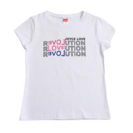 Παιδική Μπλούζα Joyce 2313504 Λευκό Κορίτσι