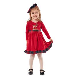 Βρεφικό Φόρεμα Εβίτα 239514 Κόκκινο Κορίτσι