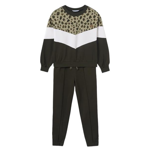 Παιδική Φόρμα-Σετ Mayoral 13-07833-081 Χακί Κορίτσι