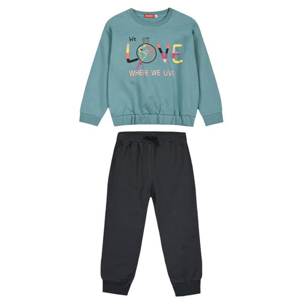 Παιδική Φόρμα-Σετ Energiers 15-123388-0 Ανθρακί Κορίτσι