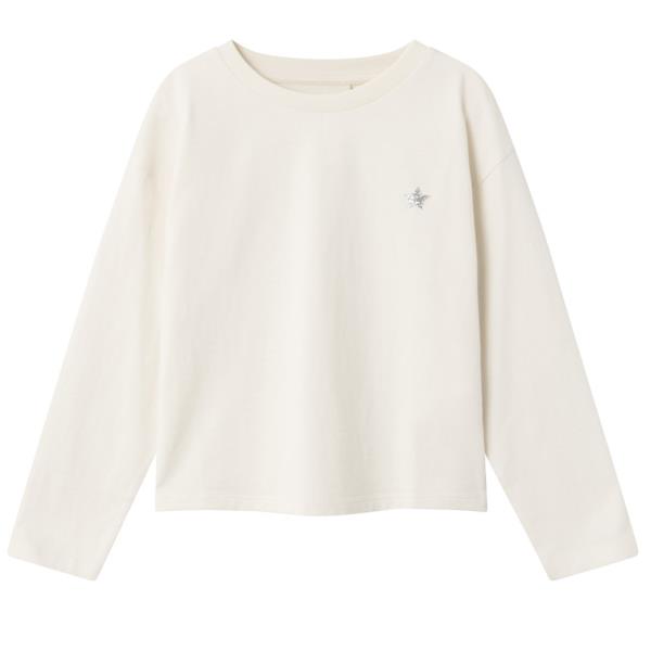Παιδική Μπλούζα Name It 13220264 Εκρού Κορίτσι