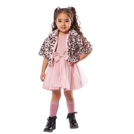 Παιδικό Φόρεμα Εβίτα 239286 Σομόν Κορίτσι
