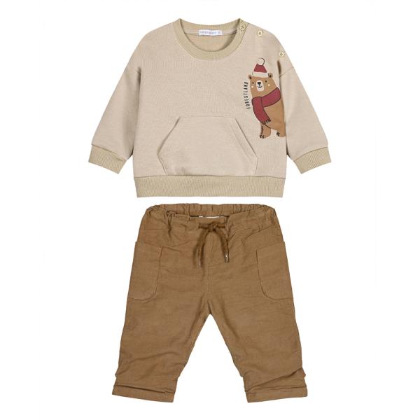 Βρεφικό Σετ-Σύνολο Energiers 11-123460-0 Κάμελ Αγόρι