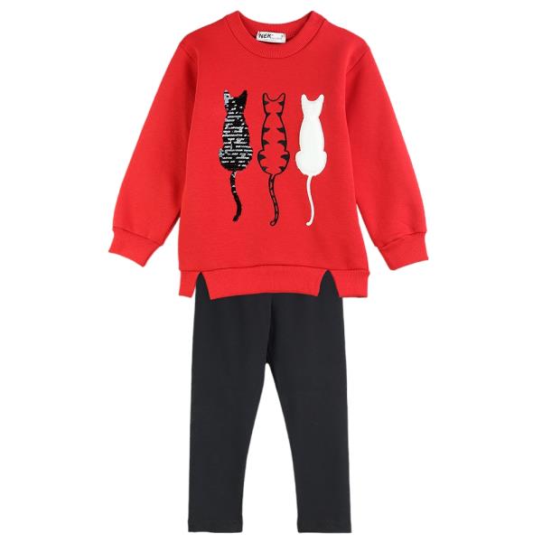 Παιδικό Σετ-Σύνολο Nek 133423 Κόκκινο Κορίτσι