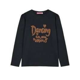 Παιδική Μπλούζα Energiers 16-123220-5 Μαύρο Κορίτσι