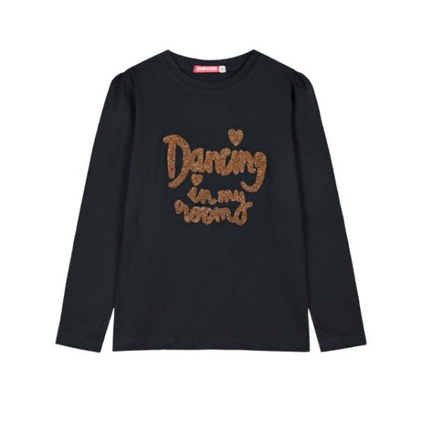 Παιδική Μπλούζα Energiers 16-123220-5 Μαύρο Κορίτσι