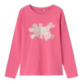 Παιδική Μπλούζα Name It 13224945 Φούξια Κορίτσι