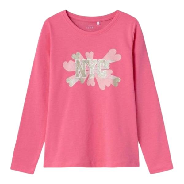 Παιδική Μπλούζα Name It 13224945 Φούξια Κορίτσι
