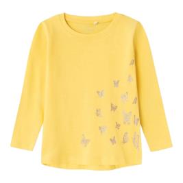 Παιδική Μπλούζα Name It 13224957 Κίτρινο Κορίτσι