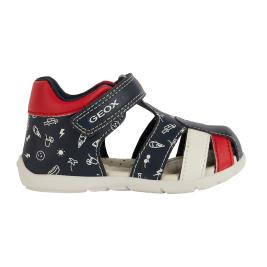 Παιδικό Πέδιλο Geox B451PC 000BC C0735 Μπλε Κόκκινο
