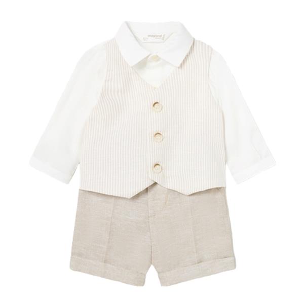 Βρεφικό Σετ-Σύνολο Mayoral 24-01220-063 Μπεζ Αγόρι