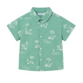 Βρεφικό Πουκάμισο Mayoral 24-01112-081 Τυρκουάζ Αγόρι