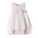 Βρεφικό Φόρεμα Εβίτα 242501 Λευκό Ροζ Κορίτσι