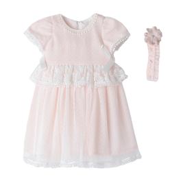 Βρεφικό Φόρεμα Εβίτα 242528 Ροζ Κορίτσι