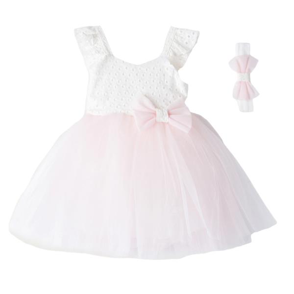Βρεφικό Φόρεμα Εβίτα 232519 Ροζ Κορίτσι