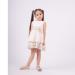 Παιδικό Φόρεμα Εβίτα 242208 Εκρού Κορίτσι