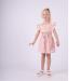 Παιδικό Φόρεμα Εβίτα 242223 Εκρού Ροζ Κορίτσι
