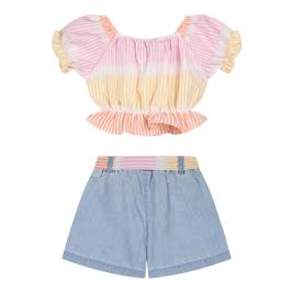 Παιδικό Σετ-Σύνολο Energiers 15-224310-0 Blue Denim Κορίτσι