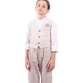 Παιδικό Σετ-Σύνολο Hashtag 242741 Εκρού Αγόρι